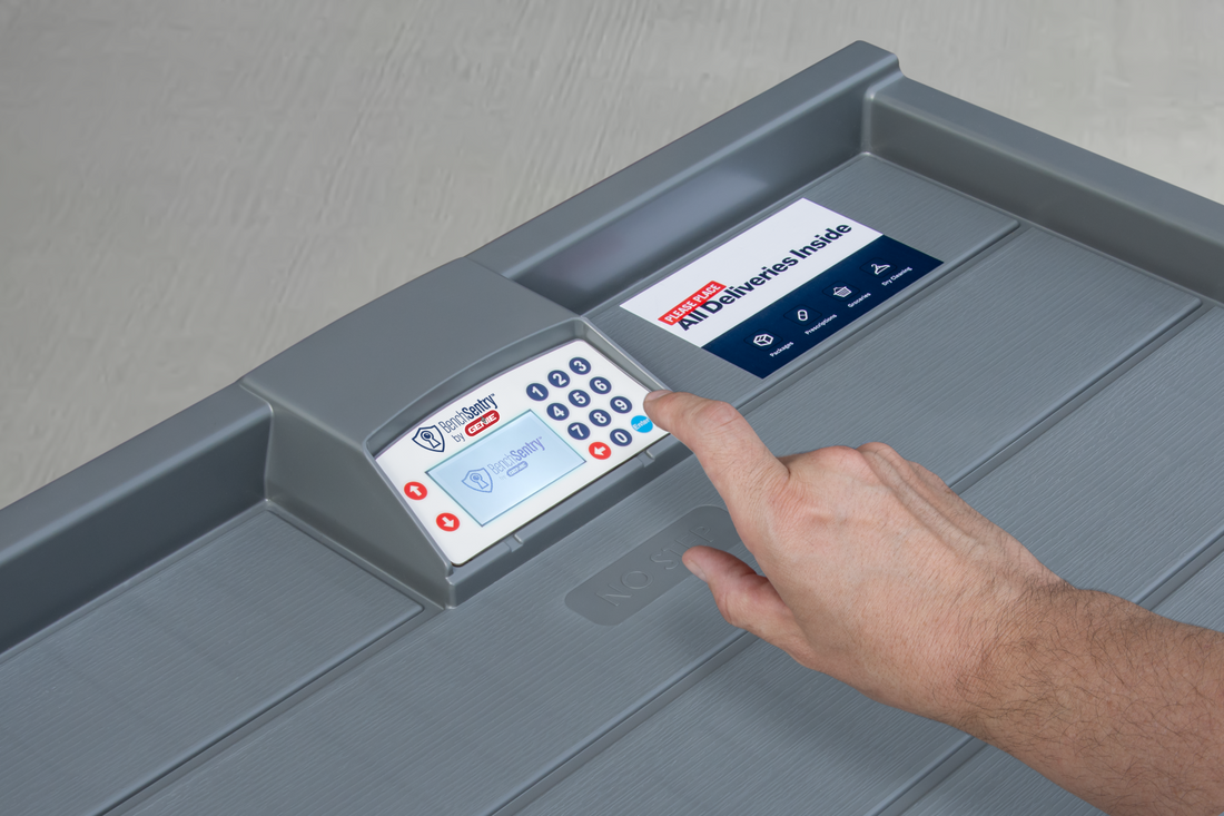 BenchSentry by Genie_Entering tracking number into the keypad