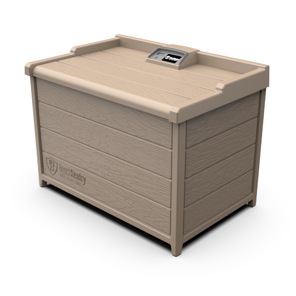 Tan BenchSentry Package Delivery Box